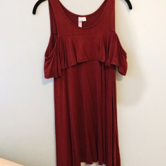 maroon sundress
